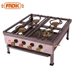 FADIC - Cocina de Mesa Semi Industrial 4 Hornillas N°3 FSI04-01