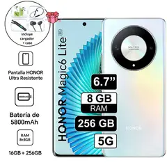 HONOR - Celular Magic 6 Lite 256GB 8GB Ram 6.7" Pulg Color Titanium Silver