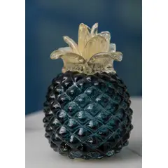 CONCEPT - PIÑA AZUL DE VIDRIO MURANO