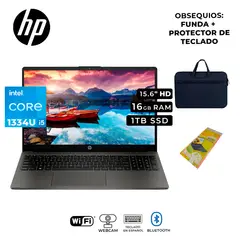HP - LAPTOP 250 G10 INTEL CORE I5-1335U/ 16GB RAM / 1TB SSD / 15.6