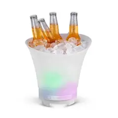 OEM - Parlante Hielera Bluetooth Luz RGB Cubeta Cubo 7 Litros