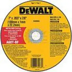 DEWALT - Disco Abrasivo Corte HP 7 x 116 16 mm - Pack x 25 unid