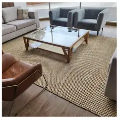 GENERICO - Alfombra Yute Decoghar Chess Multicolor IC14529 180x280cm