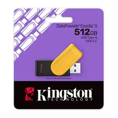 KINGSTON - MEMORIA USB 512 GB DATATRAVELER EXODIA S
