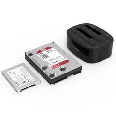 ORICO - Base Copiador Usb 3.0 para disco duro de 2.5 , 3.5¨ Sata Doble Bahia