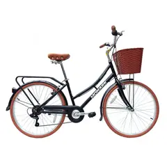 MONARK - BICICLETA TURQUESA CITY 6V ARO 26