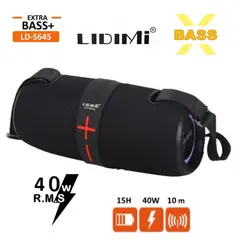LIDIMI - Parlante Bluetooth Portátil LD-S645 40W Con Luces RGB