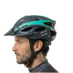 VENZO - Casco Bicicleta Con Luz Led Recargable Venzo