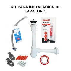 METUSA - KIT BÁSICO PARA INSTALACIÓN DE LAVATORIO DE BAÑO