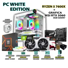 RYZEN - Computadora Gamer Pro 5 7600X RAM 32GB DDR5 SSD 1TB GRAFICA RTX 5060 8GB
