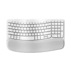 LOGITECH - TECLADO LOGITECH ERGO WAVE WIRELESS BOLT BT SP BLANCO