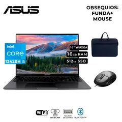 ASUS - LAPTOP VIVOBOOK 16 Intel Core i5-13420H /16GB DDR4 ON BD/512GB SSD/16"WUXGA FREEDOS