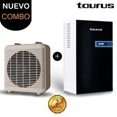 TAURUS - Deshumedecedor TD-380 65W + Calefactor S2000 2Vel. 2000W