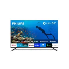 PHILIPS - Tv Smart 58 58Pud7019 Uhd Google Tv