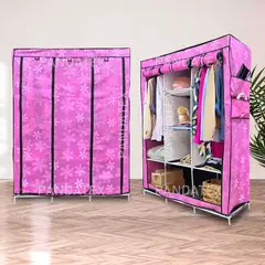 SM - ROPERO ARMABLE ORGANIZADOR DE 3 CUERPOS - ROSADO