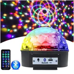 INSPIRA - Bola disco parlante luces sicodélicas Bluetooth