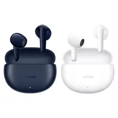 VIVO - Set 2 Audífonos Tws Air 3 Bluetooth BT54 Azul y Blanco
