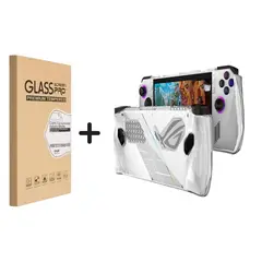 GENERICO - Case Funda TPU Asus ROG Ally 2023 Color Transparente + Mica Vidrio