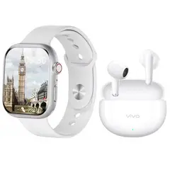 VIVO - Audífonos Tws Air 3 -Blanco in-ear Bluetooth 5.4 y Watch S10-W