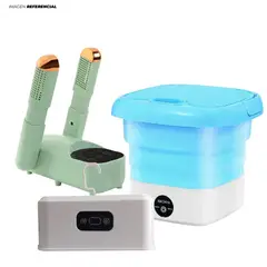 GENERICO - Pack Portátil Secador de Ropa de Zapatillas y Lavadora