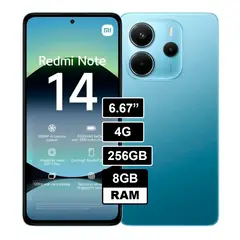 XIAOMI - CELULAR XIAOMI REDMI NOTE 14 4G 128GB 6GB AZUL
