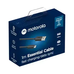 MOTOROLA - Cable de Carga Rápida USB Tipo C - 1m
