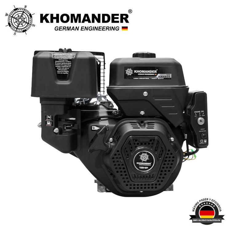 MOTOR GASOLINERO 18HP ARRANQUE ELECTRICO - KHOMANDER