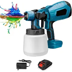 OEM - Pistola de Pintura Recargable 21V con Flujo Ajustable