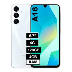 SAMSUNG - CELULAR GALAXY A16 4GB RAM 128GB GRIS