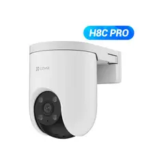 EZVIZ - CAMARA DE SEGURIDAD EXTERIOR H8C 4MP + SD 128GB