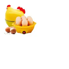 GENERICO - Hervidor eléctrico de huevos forma de gallina color amarillo