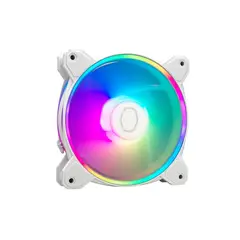 COOLER MASTER - Ventilador Argb De 120Mm Cooler Master Mf120 Halo Blanco – Ilumina Y Refrigera Tu Pc