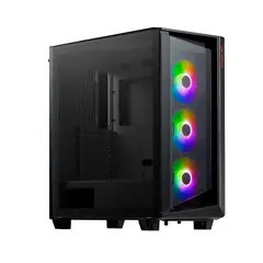 XPG - Caja Mid Tower Cruiser Negra Con 4 Ventiladores Para Optimizar Tu Pc Gaming