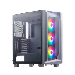 XPG - Gabinete Mid Tower Cruiser Con 4 Ventiladores, Color Blanco, Excelente Ventilación Y D