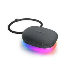 PHILIPS - Parlante Bluetooth Tas2307Bk Rgb 10W - Sonido Envolvente Y Diseño Moderno