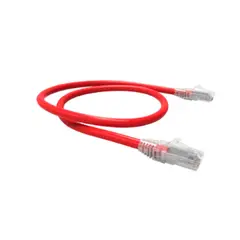 FURUKAWA - Cable Patch Utp 3M Gigalan Cat.6 Lszh, Negro Y Rojo, Alta Velocidad Y Seguridad