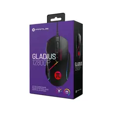 PRIMUS GAMING - Mouse Primus Gaming Gladius 12800 - Conexión Usb 2.0, Cableado Y Precisión Para Gamers
