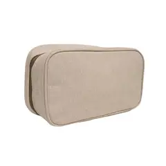 TEROS - Estuche Organizador Teros Te-Acs9015 En Beige Para Cables Y Accesorios De Tecnología