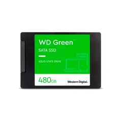 WESTERN DIGITAL - Green 480Gb Ssd, Sata 6Gb/S, 2.5", 7Mm - Rendimiento Veloz Y Fiable Para T