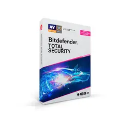 BITDEFENDER - Total Security - 12 Meses Para 5 Pcs - Protección Completa Y Rendimiento Óptim