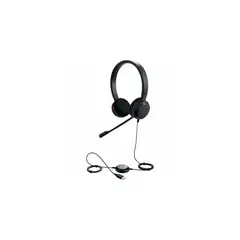 JABRA - Auriculares Evolve 20 Con Micrófono, Conexión Usb-C, Sonido Estéreo, Negros Y Compat