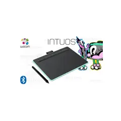 WACOM - Tableta Gráfica Intuos S, 2540 Lpi, Inalámbrica, Pistacho, 4096 Niveles De Presión,
