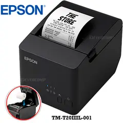 EPSON - Impresora Termica TM-T20IIIL USB Serial Black