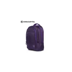 COOL CAT - Mochila Cool Capital Zilker Para Laptop De 15.6" En Color Púrpura, Diseño Elegante Y Funci