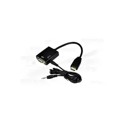 BELCOM - Adaptador Hdmi A Vga Delcom - Conexión Fácil Y Rápida, Compatible Con Múltiples Dispositiv
