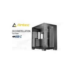 FANTECH - Case Full Tower Antec C8 Constellation Negro - Diseño Espacioso Y Gran Ventilación Para Pc
