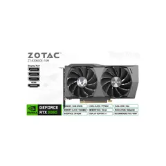 ZOTAC - Geforce Rtx 3060 12Gb - Tarjeta Gráfica Gaming De Alto Rendimiento Y 192 Bits