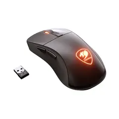 COUGAR - Mouse Gaming Surpassion Rx Rgb Inalámbrico, Negro, Con Alta Precisión Y Diseño Ergo