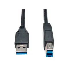 TRIPP LITE - Cable Usb 3.0 Superspeed A-B 1.83 M - Conectividad Rápida Y Fiable - Negro