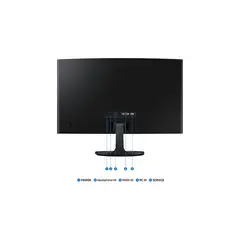 SAMSUNG - Monitor Curva 24" Full Hd S24D360Gal, 100Hz, 4Ms, Hdmi Y Vga, Color Negro, Ideal P